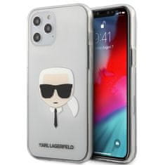 Karl Lagerfeld Karl Lagerfeld Head - Ohišje za iPhone 12 Pro Max (prozorno)