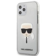 Karl Lagerfeld Karl Lagerfeld Head - Ohišje za iPhone 12 Pro Max (prozorno)