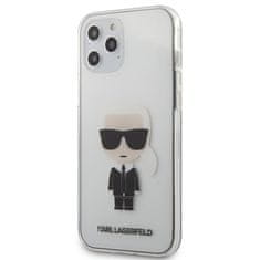 Karl Lagerfeld Karl Lagerfeld Ikonik - Ohišje za iPhone 12 Pro Max (prozorno)