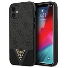 Guess Trikotna kolekcija Guess 4G - etui za iPhone 12 mini (siv)