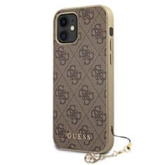 Guess Kolekcija Guess 4G Charms - etui za iPhone 12 mini (rjav)