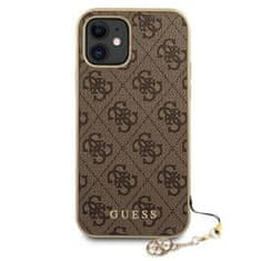 Guess Kolekcija Guess 4G Charms - etui za iPhone 12 mini (rjav)