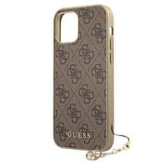 Guess Kolekcija Guess 4G Charms - Ohišje za iPhone 12 / iPhone 12 Pro (rjavo)