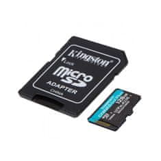 Kingston Kingston Canvas Go Plus microSDXC - 128 GB A2 Class 10 UHS-I U3 V30 pomnilniška kartica 170/90 MB/s z adapterjem