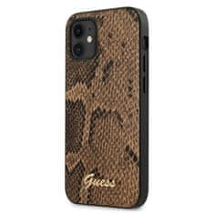 Guess Guess Python Collection - etui za iPhone 12 mini (rjav)