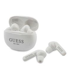 Guess Brezžične slušalke Guess 5.0 4H - TWS slušalke + polnilno ohišje (bela)