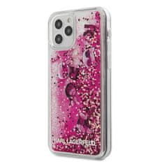 Karl Lagerfeld Karl Lagerfeld Glitter Liquid Floating Charms - ohišje za iPhone 12 / iPhone 12 Pro (Pink Floating Charms)