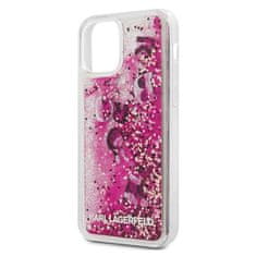 Karl Lagerfeld Karl Lagerfeld Glitter Liquid Floating Charms - ohišje za iPhone 12 / iPhone 12 Pro (Pink Floating Charms)