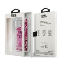 Karl Lagerfeld Karl Lagerfeld Glitter Liquid Floating Charms - ohišje za iPhone 12 / iPhone 12 Pro (Pink Floating Charms)