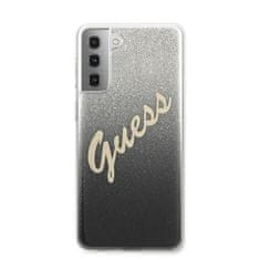 Guess Guess Glitter Gradient Script - Ohišje za Samsung Galaxy S21 (črno)