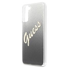 Guess Guess Glitter Gradient Script - Ohišje za Samsung Galaxy S21+ (črno)