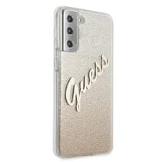 Guess Guess Glitter Gradient Script - Ohišje za Samsung Galaxy S21+ (zlato)