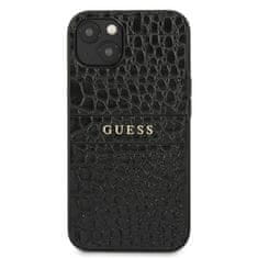 Guess Guess Croco Stamp Lines - Ohišje za iPhone 13 (črno)