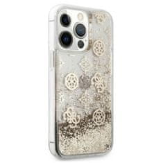 Guess Guess Peony Liquid Glitter - Ohišje za iPhone 13 Pro (zlato)