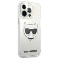 Karl Lagerfeld Karl Lagerfeld Choupette Head - Ohišje za iPhone 13 Pro (prozorno)