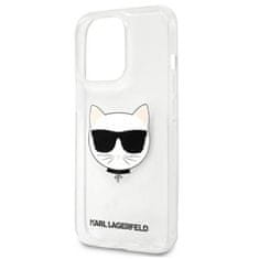 Karl Lagerfeld Karl Lagerfeld Choupette Head - Ohišje za iPhone 13 Pro (prozorno)