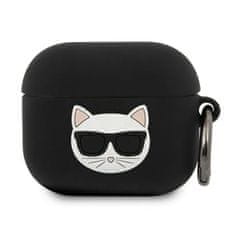 Karl Lagerfeld Karl Lagerfeld Choupette 3D - Ovitek za Apple Airpods 3 (črn)