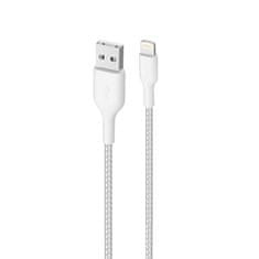 Puro PURO Fabric Ultra Strong - Heavy duty pleteni kabel USB-A / Lightning s certifikatom MFi 2 m (bel)