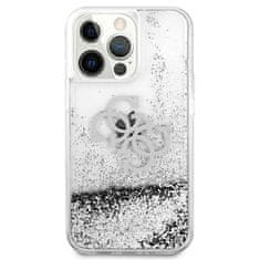 Guess Guess Liquid Glitter 4G Big Logo - Ohišje za iPhone 13 Pro Max (srebrno)