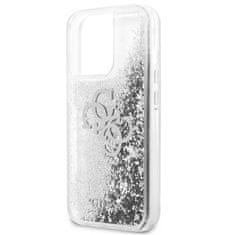 Guess Guess Liquid Glitter 4G Big Logo - Ohišje za iPhone 13 Pro Max (srebrno)