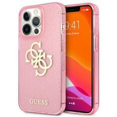 Guess Ohišje Guess Glitter 4G Big Logo - iPhone 13 Pro Max (roza)