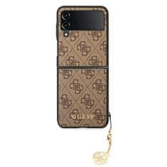 Guess Guess 4G Charms Collection - etui za Samsung Galaxy Z Flip 4 (rjav)