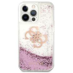 Guess Guess Liquid Glitter 4G Big Logo - Ohišje za iPhone 13 Pro Max (roza)