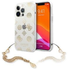 Guess Guess Peony Chain Handle - Ohišje za iPhone 13 Pro (zlato)