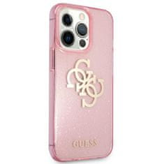 Guess Ohišje Guess Glitter 4G Big Logo - iPhone 13 Pro Max (roza)