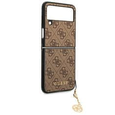 Guess Guess 4G Charms Collection - etui za Samsung Galaxy Z Flip 4 (rjav)