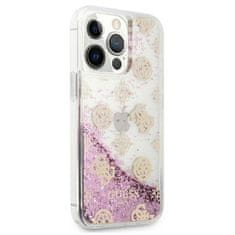 Guess Guess Peony Liquid Glitter - Ohišje za iPhone 13 Pro (roza)