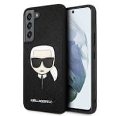 Karl Lagerfeld Karl Lagerfeld Saffiano Ikonik Karl`s Head - Ohišje za Samsung Galaxy S22+ (črno)