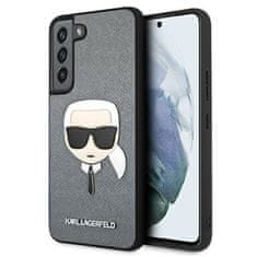 Karl Lagerfeld Karl Lagerfeld Saffiano Ikonik Karl`s Head - Ohišje za Samsung Galaxy S22 (srebrno)