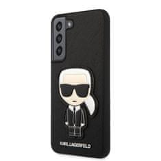 Karl Lagerfeld Karl Lagerfeld Saffiano Ikonik Patch - Ohišje za Samsung Galaxy S22 (črno)