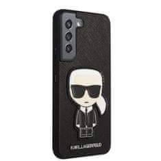 Karl Lagerfeld Karl Lagerfeld Saffiano Ikonik Patch - Ohišje za Samsung Galaxy S22 (črno)