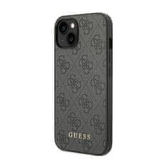 Guess Guess 4G Metal Gold Logo - Ohišje za iPhone 14 (sivo)