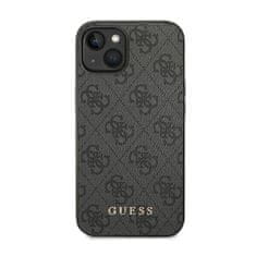 Guess Guess 4G Metal Gold Logo - Ohišje za iPhone 14 (sivo)