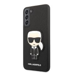 Karl Lagerfeld Karl Lagerfeld Saffiano Ikonik Patch - Ohišje za Samsung Galaxy S22+ (črno)