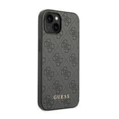 Guess Guess 4G Metal Gold Logo - Ohišje za iPhone 14 (sivo)