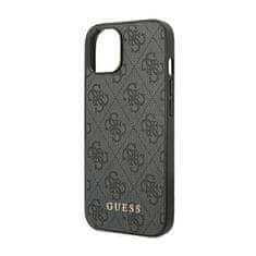 Guess Guess 4G Metal Gold Logo - Ohišje za iPhone 14 (sivo)