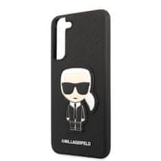 Karl Lagerfeld Karl Lagerfeld Saffiano Ikonik Patch - Ohišje za Samsung Galaxy S22+ (črno)