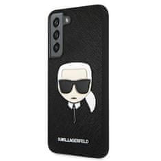 Karl Lagerfeld Karl Lagerfeld Saffiano Ikonik Karl`s Head - Ohišje za Samsung Galaxy S22+ (črno)