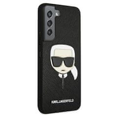 Karl Lagerfeld Karl Lagerfeld Saffiano Ikonik Karl`s Head - Ohišje za Samsung Galaxy S22+ (črno)