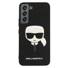 Karl Lagerfeld Karl Lagerfeld Saffiano Ikonik Karl`s Head - Ohišje za Samsung Galaxy S22 (črno)