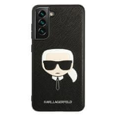 Karl Lagerfeld Karl Lagerfeld Saffiano Ikonik Karl`s Head - Ohišje za Samsung Galaxy S21 FE (črno)