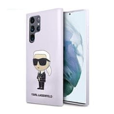 Karl Lagerfeld Karl Lagerfeld Silikon NFT Ikonik - Ohišje za Samsung Galaxy S23 Ultra (vijolično)