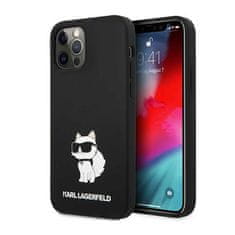 Karl Lagerfeld Karl Lagerfeld Silikonsko ohišje NFT Choupette - iPhone 12 / iPhone 12 Pro (črno)