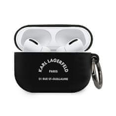 Karl Lagerfeld Karl Lagerfeld Silikonsko ohišje RSG - AirPods Pro (črno)