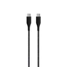 Puro PURO Fabric Ultra Strong - Heavy duty pleteni kabel USB-C / USB-C 2 m (črn)