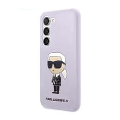 Karl Lagerfeld Karl Lagerfeld Silikonsko ohišje NFT Ikonik - Samsung Galaxy S23 (vijolično)